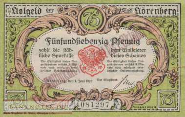 Nörenberg - 75  Pfennig (#SS0979_6b-1_UNC)