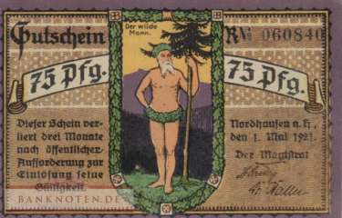 Nordhausen - 75  Pfennig (#SS0987_1a_UNC)