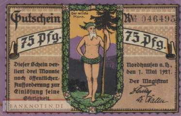 Nordhausen - 75  Pfennig (#SS0987_1c_AU)
