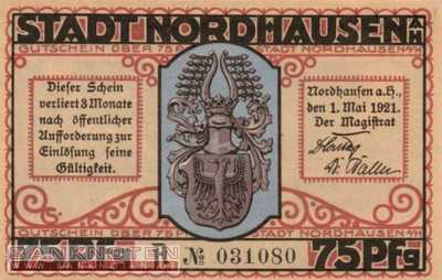 Nordhausen - 75  Pfennig (#SS0987_1j_UNC)