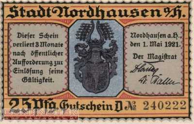 Nordhausen - 25  Pfennig (#SS0987_1m_UNC)