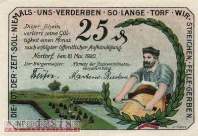 Nortorf - 25  Pfennig (#SS0989_1a-1_UNC)