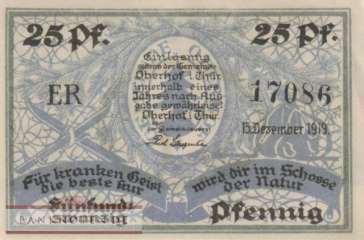 Oberhof - 25  Pfennig (#SS0996_1c-2-2_UNC)