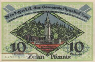 Oberhof - 10  Pfennig (#SS0996_2-1-2_UNC)