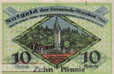 Oberhof - 10  Pfennig (#SS0996_2-1-3_UNC)