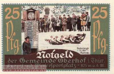 Oberhof - 25  Pfennig (#SS0996_4-2-2_UNC)