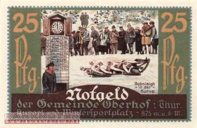 Oberhof - 25  Pfennig (#SS0996_4-2-3_UNC)