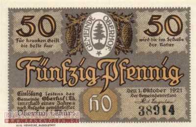 Oberhof - 50  Pfennig (#SS0996_4-3-3_UNC)