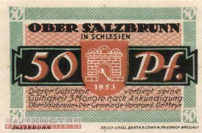 Ober-Salzbrunn - 50  Pfennig (#SS1000_1-2_UNC)