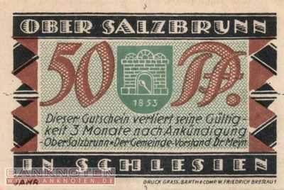 Ober-Salzbrunn - 50  Pfennig (#SS1000_1-4_UNC)