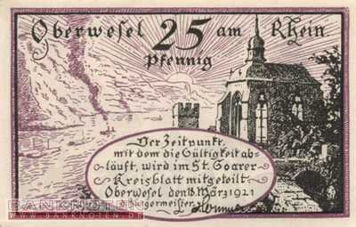 Oberwesel - 25  Pfennig (#SS1004_1-1_UNC)