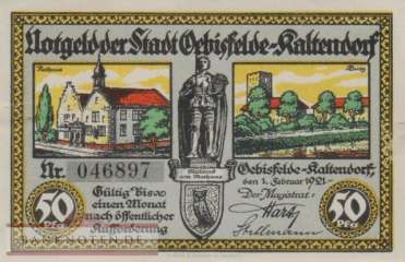 Oebisfelde-Kaltendorf - 50  Pfennig (#SS1006_1-2_UNC)