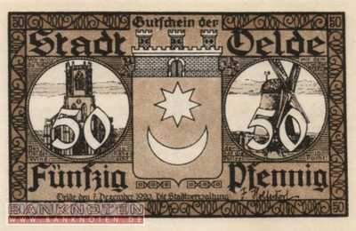 Oelde - 50  Pfennig (#SS1007_1-1_UNC)