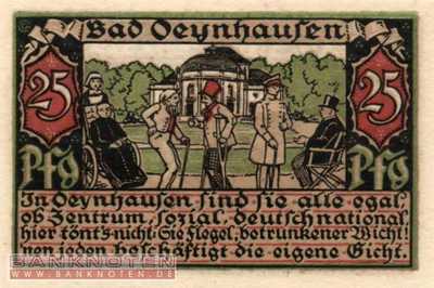 Oeynhausen, Bad - 25  Pfennig (#SS1009_1-1_UNC)