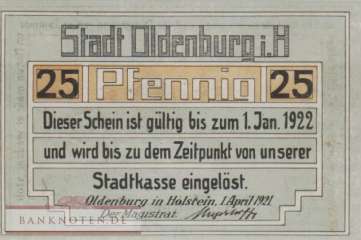 Oldenburg - 25  Pfennig (#SS1015_3-1_UNC)