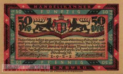 Oldenburg i. O. - 50  Pfennig (#SS1017_1b-2_UNC)