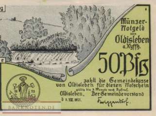 Oldisleben - 50  Pfennig (#SS1022_1a-08_UNC)