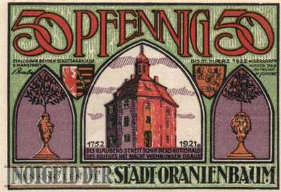 Oranienbaum - 50  Pfennig (#SS1024_1-2-1-1_UNC)