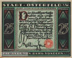 Osterfeld - 25  Pfennig (#SS1033_2-1_AU)