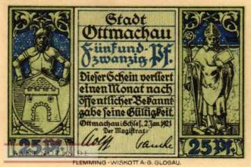 Ottmachau - 25  Pfennig (#SS1040_1-2_UNC)