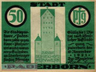 Paderborn - 50  Pfennig (#SS1043_1-1_AU)