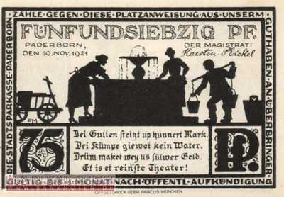 Paderborn - 75  Pfennig (#SS1043_4-3_UNC)