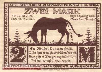 Paderborn - 2  Mark (#SS1043_5-5_UNC)
