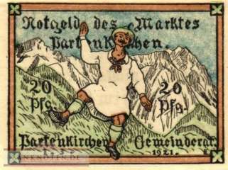 Partenkirchen - 20  Pfennig (#SS1048_1-1_UNC)