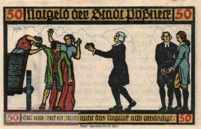 Pößneck - 50  Pfennig (#SS1066_3a-4_UNC)