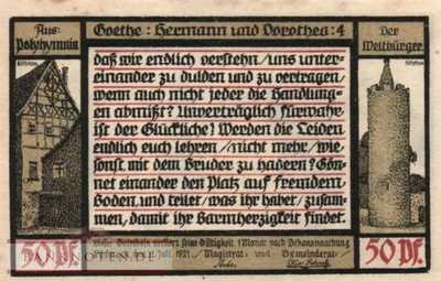 Pößneck - 50  Pfennig (#SS1066_3a-4_UNC)