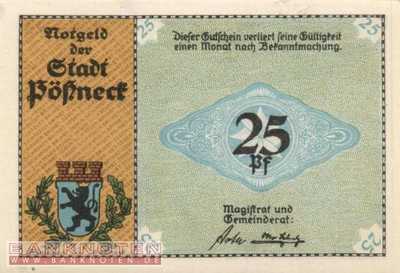 Pößneck - 25  Pfennig (#SS1066_6-2-2_UNC)