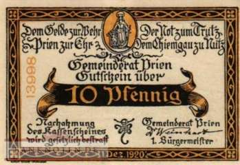 Prien - 10  Pfennig (#SS1074_3a-1_UNC)