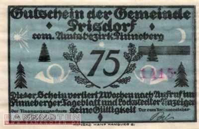 Priesdorf - 75  Pfennig (#SS1076_1-3_UNC)