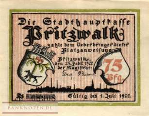 Pritzwalk - 75  Pfennig (#SS1077_1-2-1_AU)