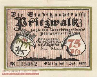 Pritzwalk - 75  Pfennig (#SS1077_1-2-2_UNC)