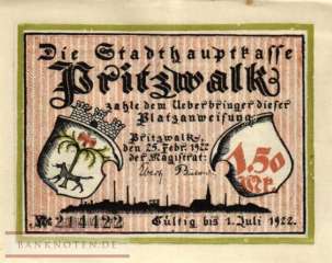 Pritzwalk - 1,50  Mark (#SS1077_1-4-2_AU)