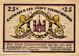 Quakenbrück - 25  Pfennig (#SS1086_1-1_AU)