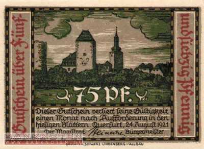 Querfurt - 75  Pfennig (#SS1090_1-2_UNC)