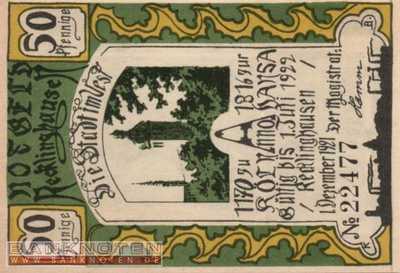 Recklinghausen - 50  Pfennig (#SS1103_1a-4_UNC)