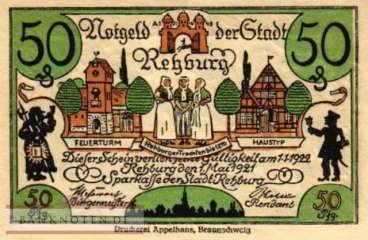 Rehburg - 50  Pfennig (#SS1107_1-2_UNC)