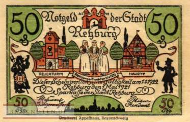 Rehburg - 50  Pfennig (#SS1107_1-3_UNC)