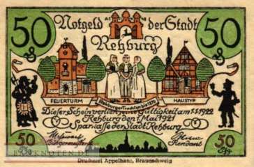 Rehburg - 50  Pfennig (#SS1107_1-6_UNC)
