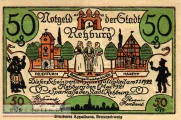 Rehburg - 50  Pfennig (#SS1107_1-7_UNC)