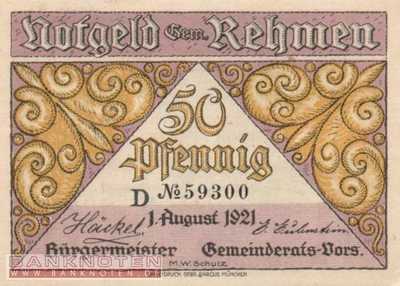 Rehmen - 50  Pfennig (#SS1108_1D_UNC)
