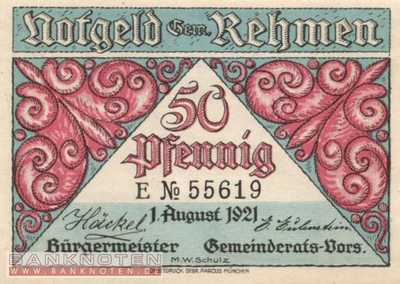 Rehmen - 50  Pfennig (#SS1108_1E_UNC)