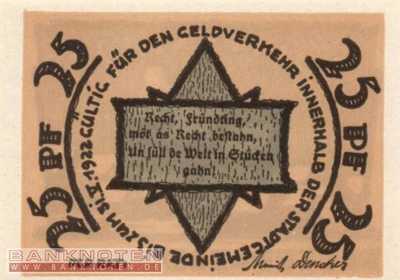 Rehna - 25  Pfennig (#SS1109_2-2_UNC)
