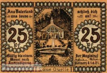 Reinerz, Bad - 25  Pfennig (#SS1111_1-2-6_UNC)