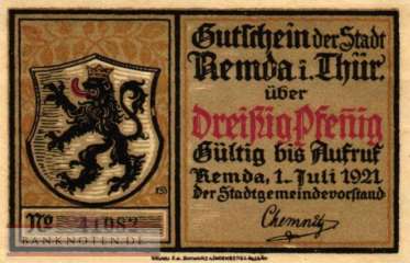 Remda - 30  Pfennig (#SS1115_1b-2_UNC)