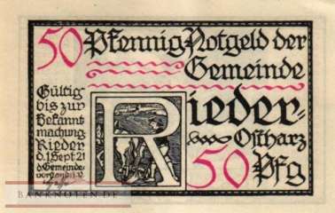 Rieder - 50  Pfennig (#SS1122_2a-2_UNC)