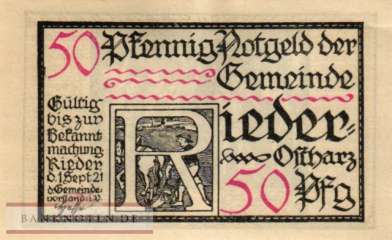 Rieder - 50  Pfennig (#SS1122_2a-4_UNC)